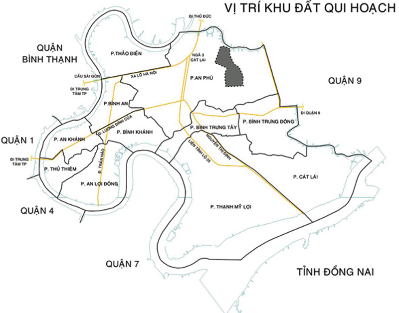 Bản đồ quy hoạch Saigon Sports City